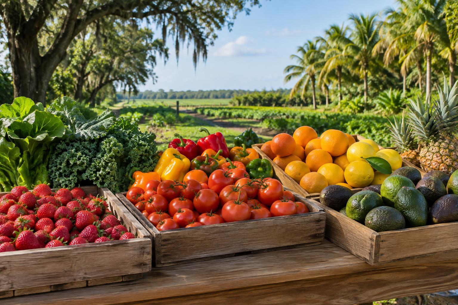 Florida Produce Seasons by Region: Why Harvest Windows Shift Across the State