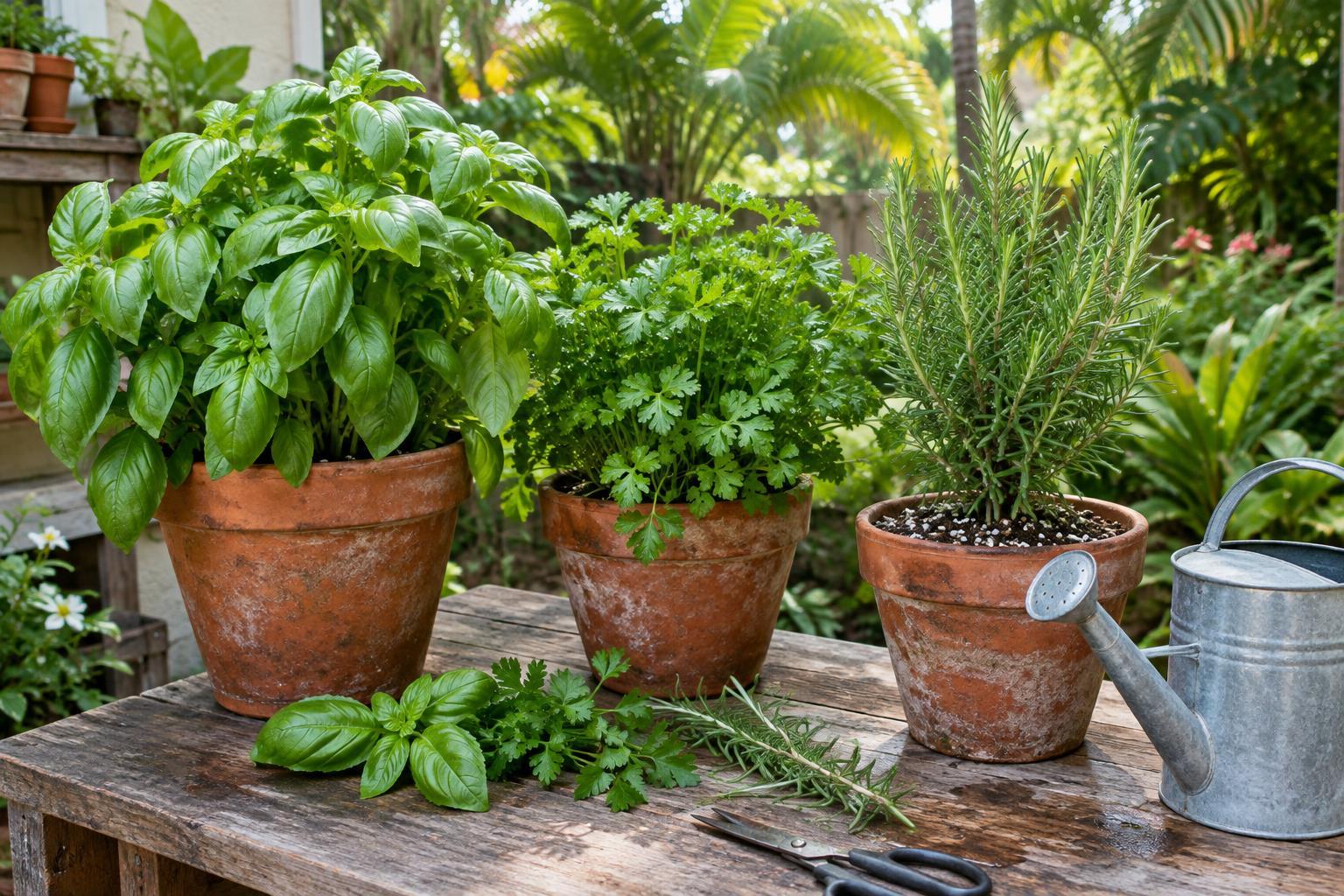 Growing Culinary Herbs in Florida: Matching Basil, Parsley, and Rosemary to the Season
