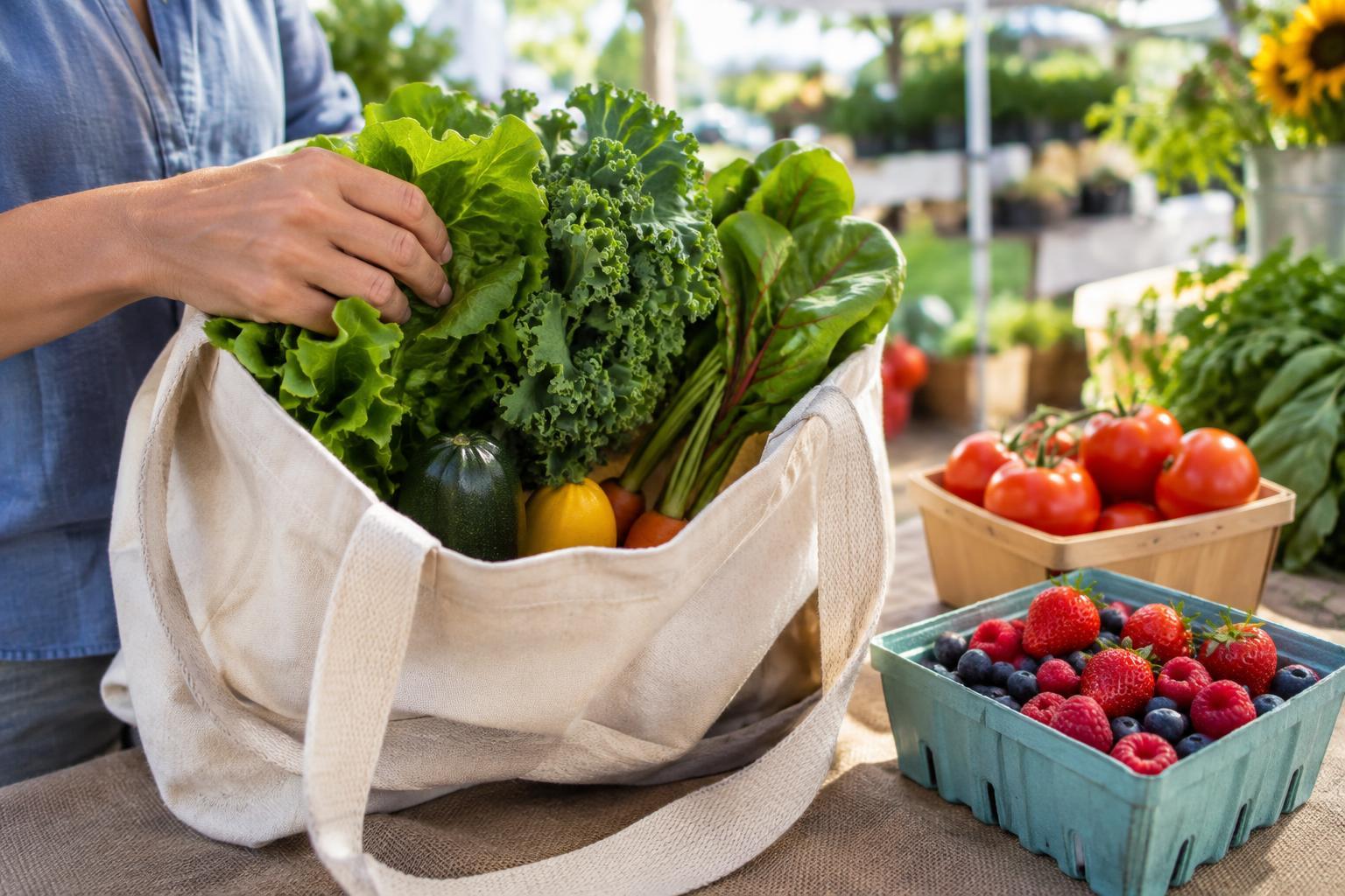How to Pack a Market Bag Without Crushing Berries or Wilting Greens