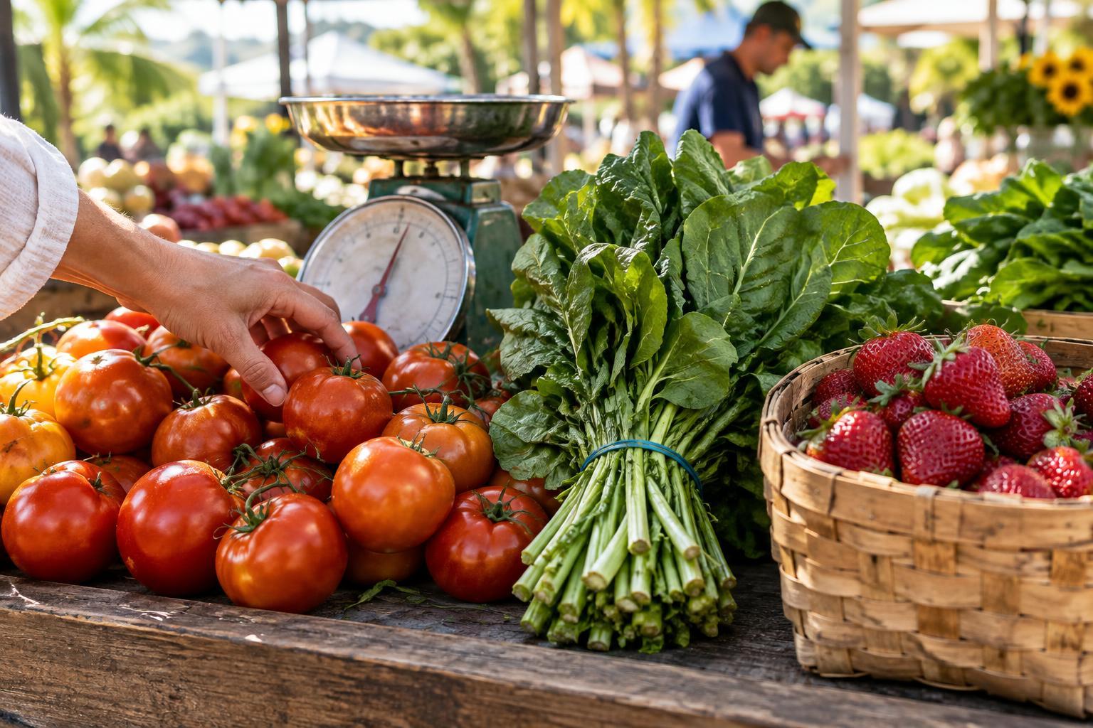 How to Compare Prices per Pound, Bunch, and Basket at a Farmers Market